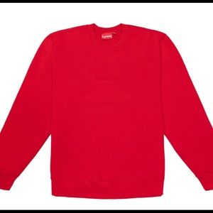 Supreme Box Logo Cutout Sweatshirt Large